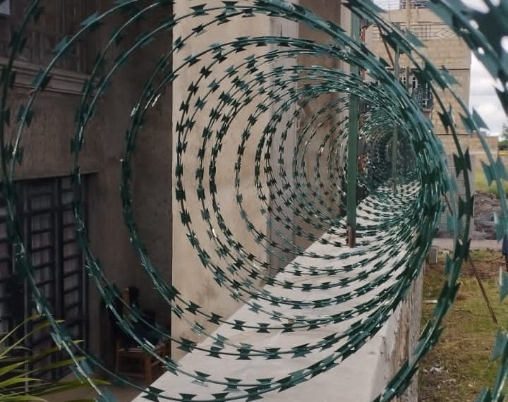 Razor wire fencing